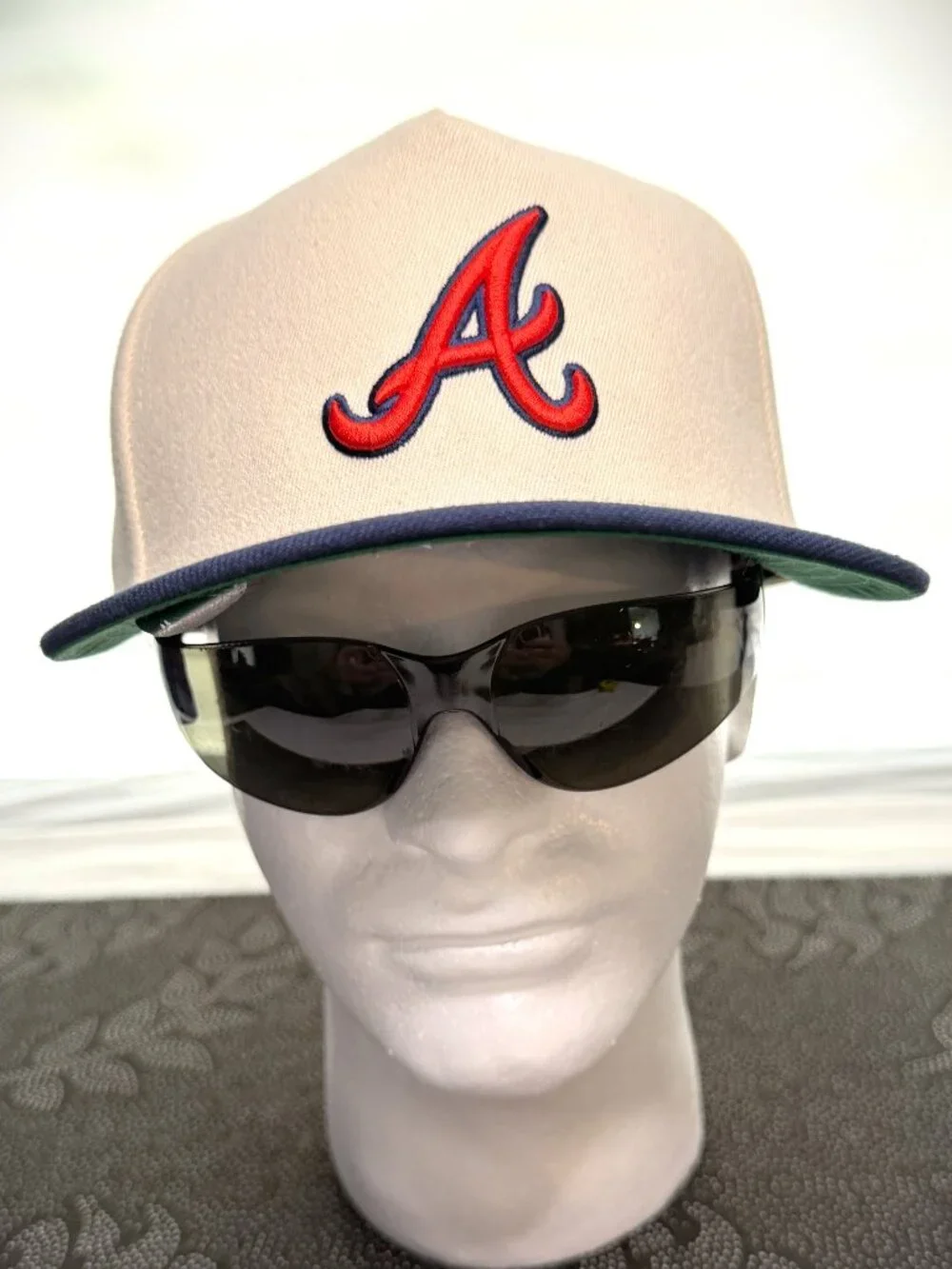 Mitchell & Ness Atlanta Braves 'Classic Red Stretch Adjustable Cap/Hat MLB